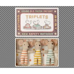 Maïleg Triplés Bébés souris Maileg Ikaipaka jeux & jouets Royan