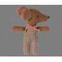 Maïleg Bébé souris qui dort in MatchBox Rose Maileg Ikaipaka