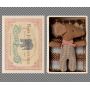 Maïleg Bébé souris qui dort in MatchBox Rose Maileg Ikaipaka