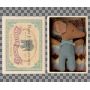 Maïleg Bébé Souris qui dort in MatchBox Bleu Maileg Ikaipaka