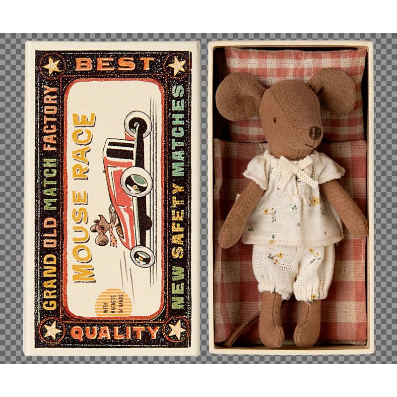 Maïleg Grande Sœur Souris in MatchBox Maileg Ikaipaka jeux &