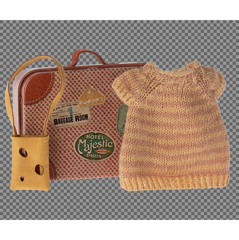 Maïleg Robe & Sac Grande sœur in Suitcase Maileg Ikaipaka jeux