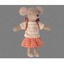 Maïleg Grande sœur Souris corail Tricycle Maileg Ikaipaka jeux