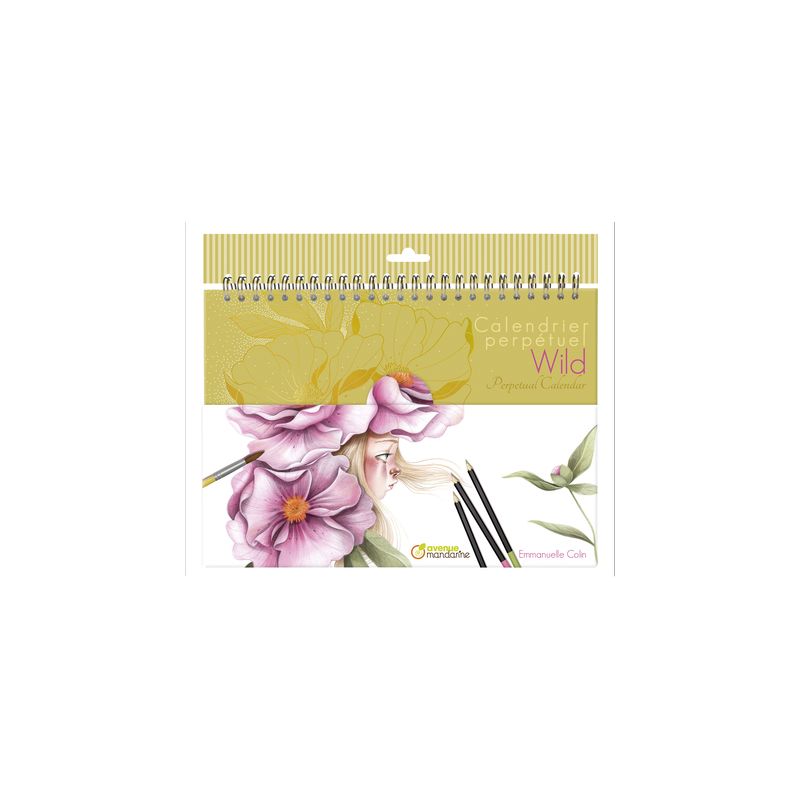 Calendrier perpétuel Wild Coloriage Avenue Mandarine Ikaipaka