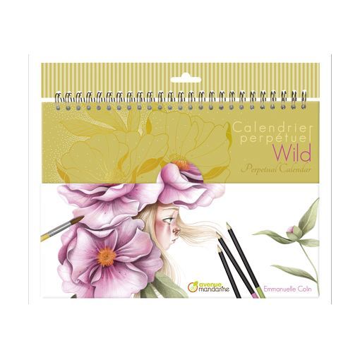 Calendrier perpétuel Wild Coloriage Avenue Mandarine Ikaipaka