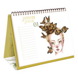 Calendrier perpétuel Wild Coloriage Avenue Mandarine Ikaipaka