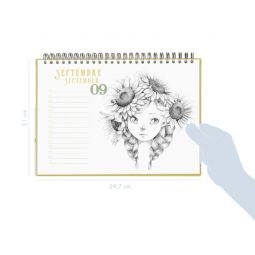 Calendrier perpétuel Wild Coloriage Avenue Mandarine Ikaipaka