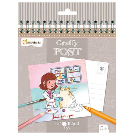 Graffy Post Vétérinaire Coloriage Avenue Mandarine Ikaipaka