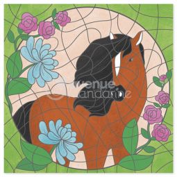 Graffy Pop Chevaux Coloriages aux numéros Avenue Mandarine