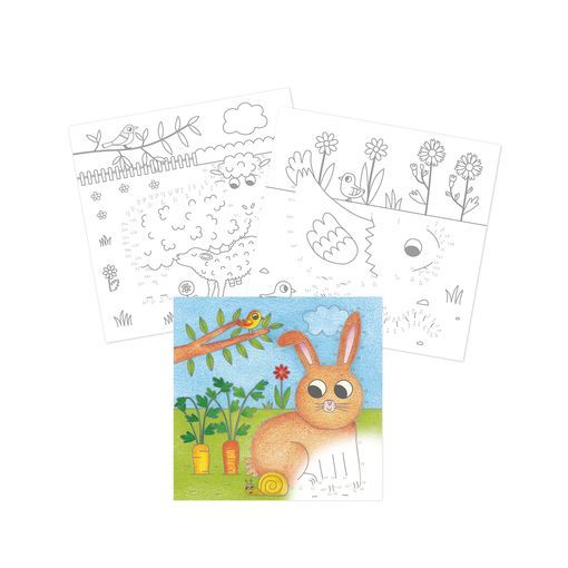 Graffy Points à relier Ferme Coloriage Avenue Mandarine