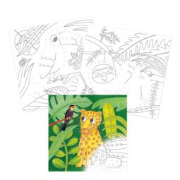 Graffy Points à relier Jungle Coloriage Avenue Mandarine