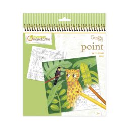 Graffy Points à relier Jungle Coloriage Avenue Mandarine