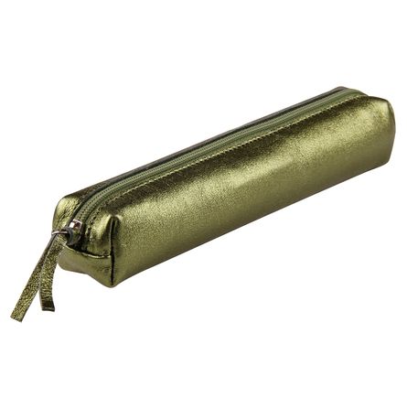 Trousse Slim "cuirisé" verte  Ikaipaka jeux & jouets Royan