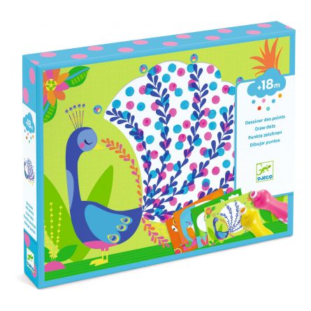 Des points c'est tout! Coloriage Djeco Ikaipaka jeux & jouets
