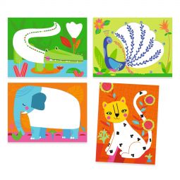 Des points c'est tout! Coloriage Djeco Ikaipaka jeux & jouets