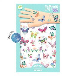 Tatouage Tattoos Djeco Papillons de rêves Djeco Ikaipaka jeux &