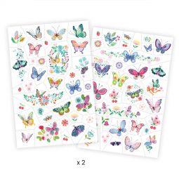 Tatouage Tattoos Djeco Papillons de rêves Djeco Ikaipaka jeux &