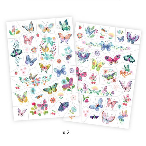 Tatouage Tattoos Djeco Papillons de rêves Djeco Ikaipaka jeux &