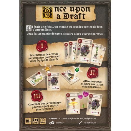 Once upon a draft  Ikaipaka jeux & jouets Royan