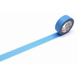 Masking Tape Motif Vague Seigaiha Bleu Oz Ikaipaka jeux &
