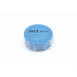 Masking Tape Motif Vague Seigaiha Bleu Oz Ikaipaka jeux &