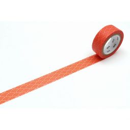 Masking Tape Motif Vague Seigaiha Orange Oz Ikaipaka jeux &