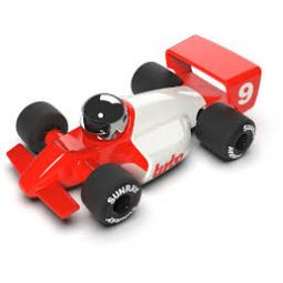 Voiture Verve Turbo Lauper Rouge-Blanc - L.15 cm Playforever