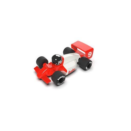 Voiture Verve Turbo Lauper Rouge-Blanc - L.15 cm Playforever
