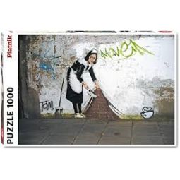 Puzzle 1000 p Bansky - Femme De Ménage Piatnik Ikaipaka jeux &