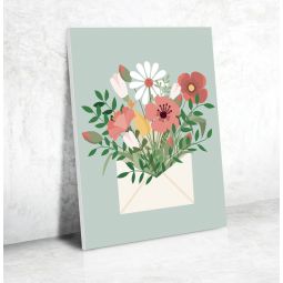 Peinture aux numéros Fleuri Graine Créative Ikaipaka jeux &
