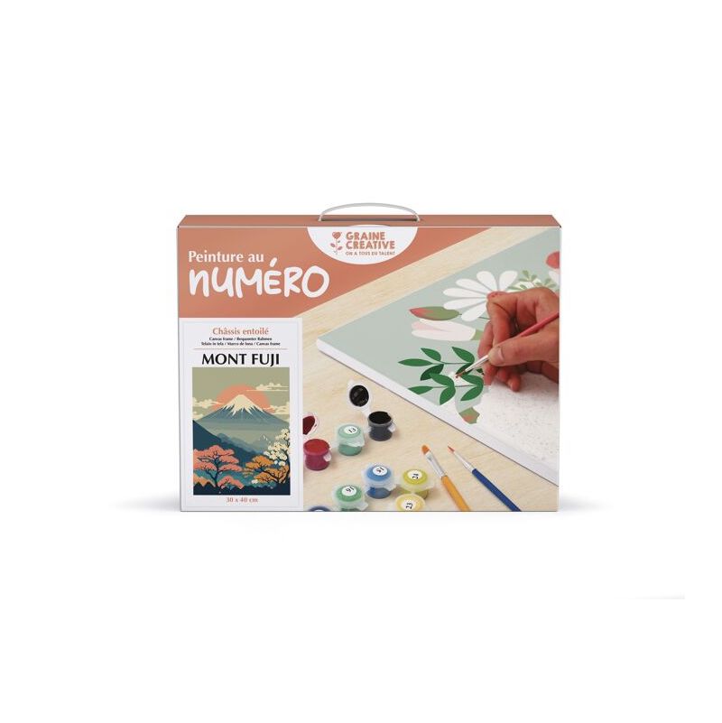Peinture aux numéros Mont Fuji Graine Créative Ikaipaka jeux &