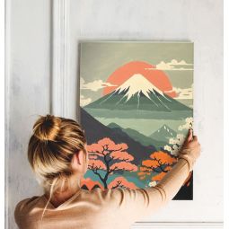 Peinture aux numéros Mont Fuji Graine Créative Ikaipaka jeux &