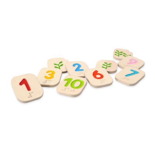 Apprendre les chiffres en braille PlanToys Ikaipaka jeux &