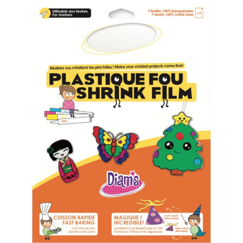 Plastique Fou cristal lisse Diam's Oz Ikaipaka jeux & jouets