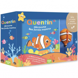 Livre de bain Quentin découvre les fonds marins AUZOU Ikaipaka