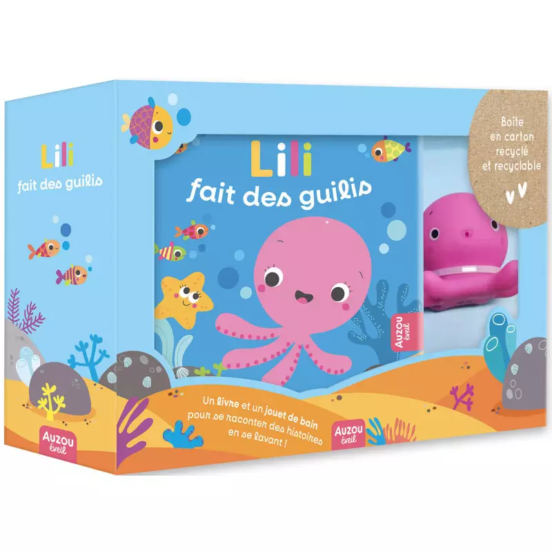 Livre de bain Lili adore des guilis AUZOU Ikaipaka jeux &
