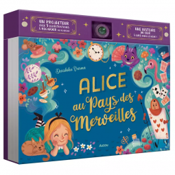 Livre projecteur Alice au pays des merveilles AUZOU Ikaipaka