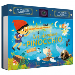 Livre projecteur Les aventures de Pinocchio AUZOU Ikaipaka jeux