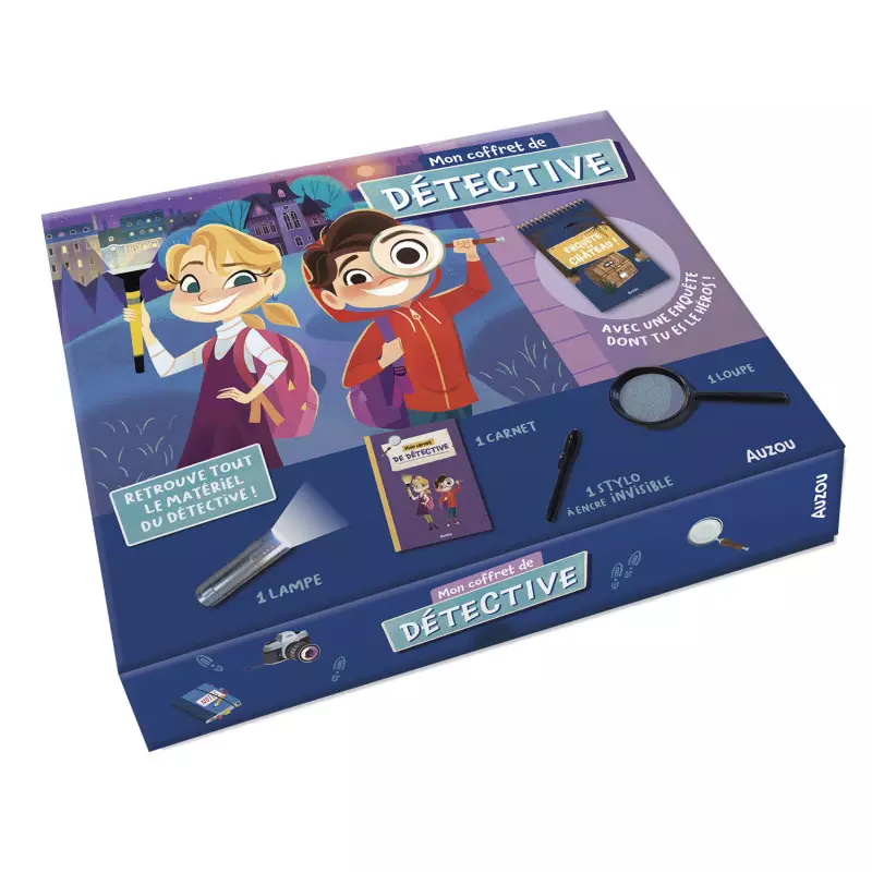 Mon Coffret de Détective AUZOU Ikaipaka jeux & jouets Royan
