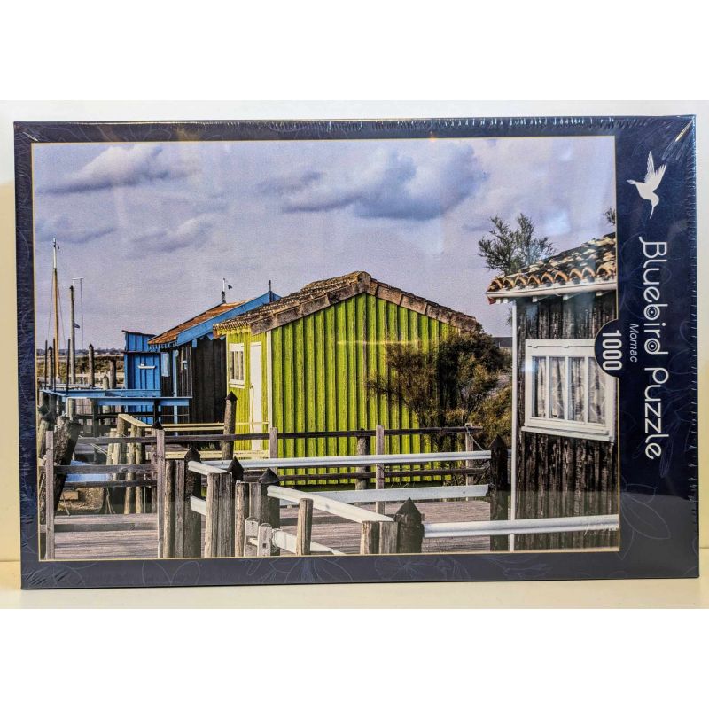 Puzzle 1000p Les Cabanes de Mornac Sur Seudre By Ika Ipaka 