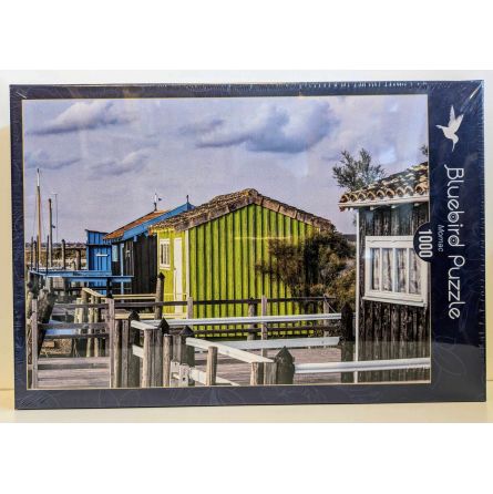Puzzle 1000p Les Cabanes de Mornac Sur Seudre By Ika Ipaka 