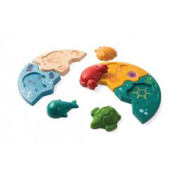 Puzzle La vie marine - Plan Toys - IkaIpaka Royan