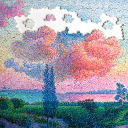 Puzzle Michèle Wilson 350p Le Nuage Rose Cross Puzzle Michèle