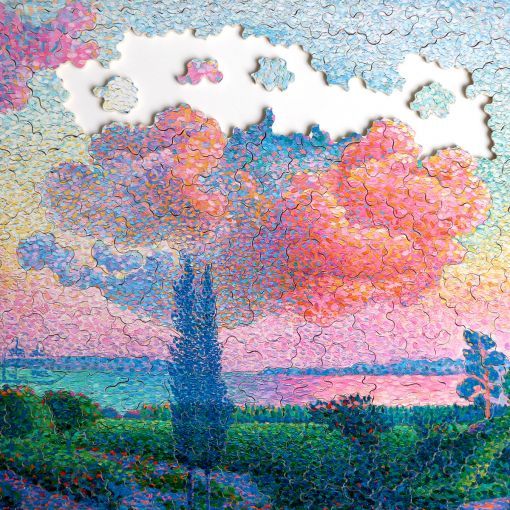Puzzle Michèle Wilson 350p Le Nuage Rose Cross Puzzle Michèle