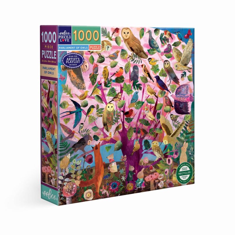 Puzzle 1000p Le Parlement des oiseaux Eeboo Eeboo Ikaipaka jeux