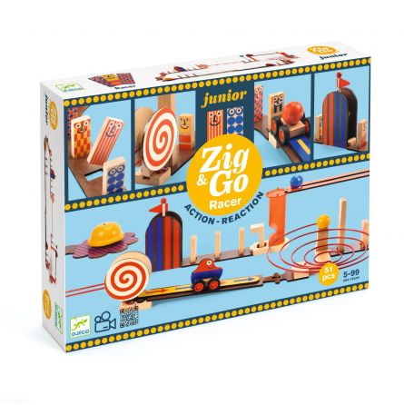 Zig & Go Junior Racer 51 pièces Djeco Ikaipaka jeux & jouets