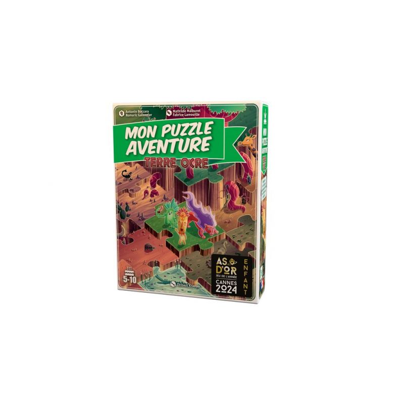 Mon Puzzle Aventure Terre Ocre  Ikaipaka jeux & jouets Royan