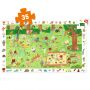 Puzzle 35p Observation Le Square des petits amis Djeco Ikaipaka