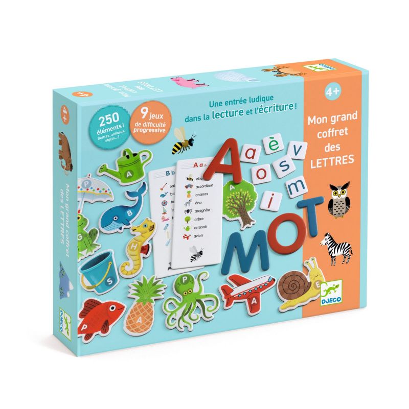 Mon grand coffret des lettres Djeco Ikaipaka jeux & jouets Royan