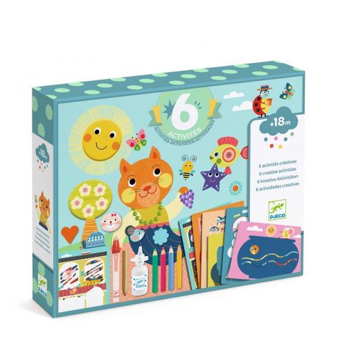 Le chat et des amis multiactivités Djeco Ikaipaka jeux & jouets